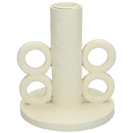 Βρες το Κηροπήγιο ArteLibre Λευκό Polyresin 11x11x12.4cm σε μοναδική τιμή στο clickforshop.gr