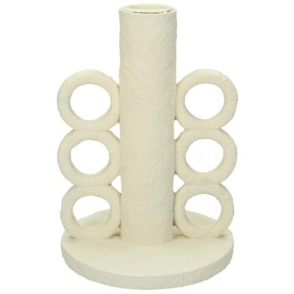 Βρες το Κηροπήγιο ArteLibre Λευκό Polyresin 11x11x16cm σε μοναδική τιμή στο clickforshop.gr