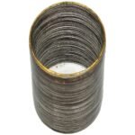 Κηροπήγιο ArteLibre Κορδόνι Καφέ Γυαλί 10x10x11cm - Image 2