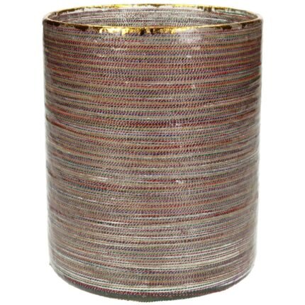 Βρες το Κηροπήγιο ArteLibre Κορδέλα Πολύχρωμο Γυαλί 12x12x15cm σε μοναδική τιμή στο clickforshop.gr