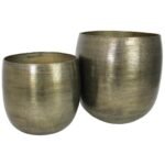 Βρες το Κασπώ ArteLibre Μπρονζέ Αλουμίνιο 54x54x61cm Σετ 2Τμχ σε μοναδική τιμή στο clickforshop.gr