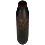 Βάζο ArteLibre Καφέ Γυαλί 14x14x43cm - Image 2