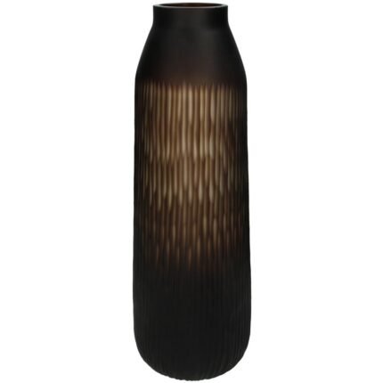 Βρες το Βάζο ArteLibre Καφέ Γυαλί 14x14x43cm σε μοναδική τιμή στο clickforshop.gr