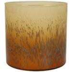 Βρες το Κηροπήγιο ArteLibre Πορτοκαλί Γυαλί 10x10x11cm σε μοναδική τιμή στο clickforshop.gr