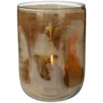 Κηροπήγιο ArteLibre Χρυσό Γυαλί 17x17x17cm - Image 2