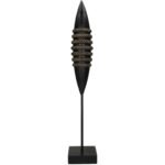 Βρες το Διακοσμητικό ArteLibre Tribal Μαύρο Polyresin 10x10x55cm σε μοναδική τιμή στο clickforshop.gr