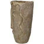 Κασπώ ArteLibre Πρόσωπο Χρυσό Τσιμέντο 13x12.5x17.5cm - Image 2