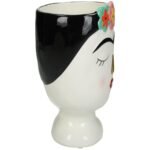 Κασπώ ArteLibre Γυναίκα Με Λουλούδια Πολύχρωμο Δολομίτης 12.6x13x16.7cm - Image 2