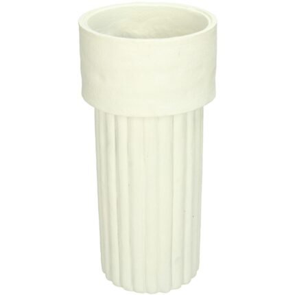 Βρες το Βάζο ArteLibre Ιβουάρ Polyresin 12.4x12.4x25.5cm σε μοναδική τιμή στο clickforshop.gr