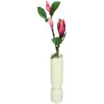 Βάζο ArteLibre Ιβουάρ Polyresin 6.5x6.5x18.7cm - Image 2