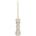 Κηροπήγιο ArteLibre Στολίδι Ιβουάρ Polyresin 11x11x23cm - Image 2