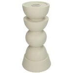 Βρες το Κηροπήγιο ArteLibre Στολίδι Ιβουάρ Polyresin 11x11x23cm σε μοναδική τιμή στο clickforshop.gr