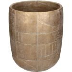 Βρες το Κασπώ ArteLibre Γεωμετρικά Σχήματα Χρυσό Τσιμέντο 24.5x24.5x28cm σε μοναδική τιμή στο agoraepiplou.gr