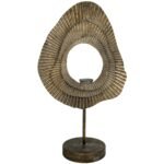 Βρες το Κηροπήγιο ArteLibre Καφέ Μέταλλο 30x15x52cm σε μοναδική τιμή στο clickforshop.gr