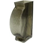 Βάζο ArteLibre Καφέ Γυαλί 12x6x20cm - Image 2