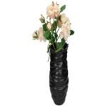 Βάζο ArteLibre Μαύρο Κεραμικό 12.4x12.4x30cm - Image 2