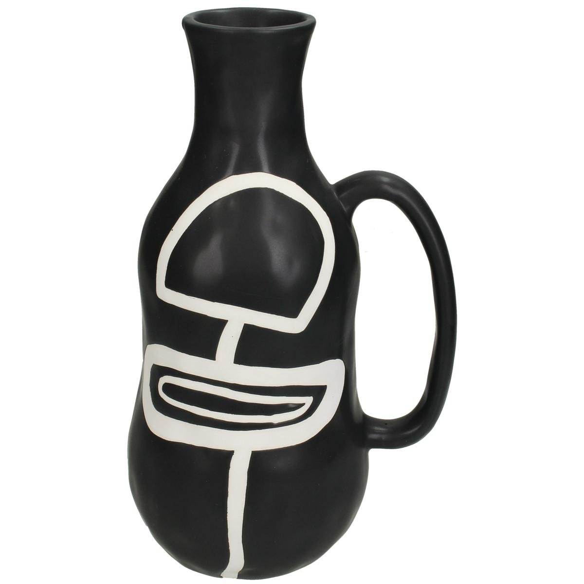 Βάζο ArteLibre Μαύρο Δολομίτης 17.8x12.8x28cm Βρες το Βάζο ArteLibre Μαύρο Δολομίτης 17.8x12.8x28cm σε μοναδική τιμή στο clickforshop.gr
