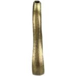 Βάζο ArteLibre Χρυσό Αλουμίνιο 22x6.5x35cm - Image 2
