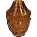 Βρες το Βάζο ArteLibre Πρόσωπο Καφέ Γυαλί 18x18x25cm σε μοναδική τιμή στο clickforshop.gr