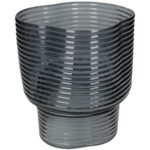 Βρες το Βάζο ArteLibre Γκρι Γυαλί 18x17x19cm σε μοναδική τιμή στο clickforshop.gr