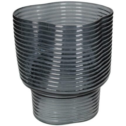 Βρες το Βάζο ArteLibre Γκρι Γυαλί 18x17x19cm σε μοναδική τιμή στο clickforshop.gr