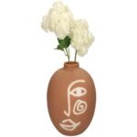 Βάζο ArteLibre Φυσικό Κεραμικό 15.5x15.5x16.2cm - Image 2