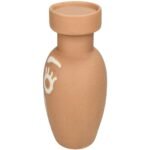 Κηροπήγιο ArteLibre Φυσικό Κεραμικό 11.6x11.6x18.7cm - Image 2