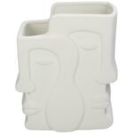 Βρες το Βάζο ArteLibre Πρόσωπο Λευκό Κεραμικό 17.5x9.3x20.8cm σε μοναδική τιμή στο clickforshop.gr