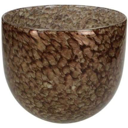 Βρες το Βάζο ArteLibre Καφέ Γυαλί 18x18x17.5cm σε μοναδική τιμή στο clickforshop.gr