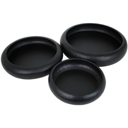 Βρες το Μπολ ArteLibre Μαύρο Αλουμίνιο 58x58x12cm Σετ 3Τμχ σε μοναδική τιμή στο clickforshop.gr