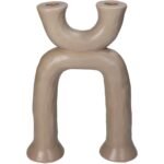 Βρες το Κηροπήγιο ArteLibre Μπεζ Κεραμικό 19.5x6.5x27cm σε μοναδική τιμή στο clickforshop.gr