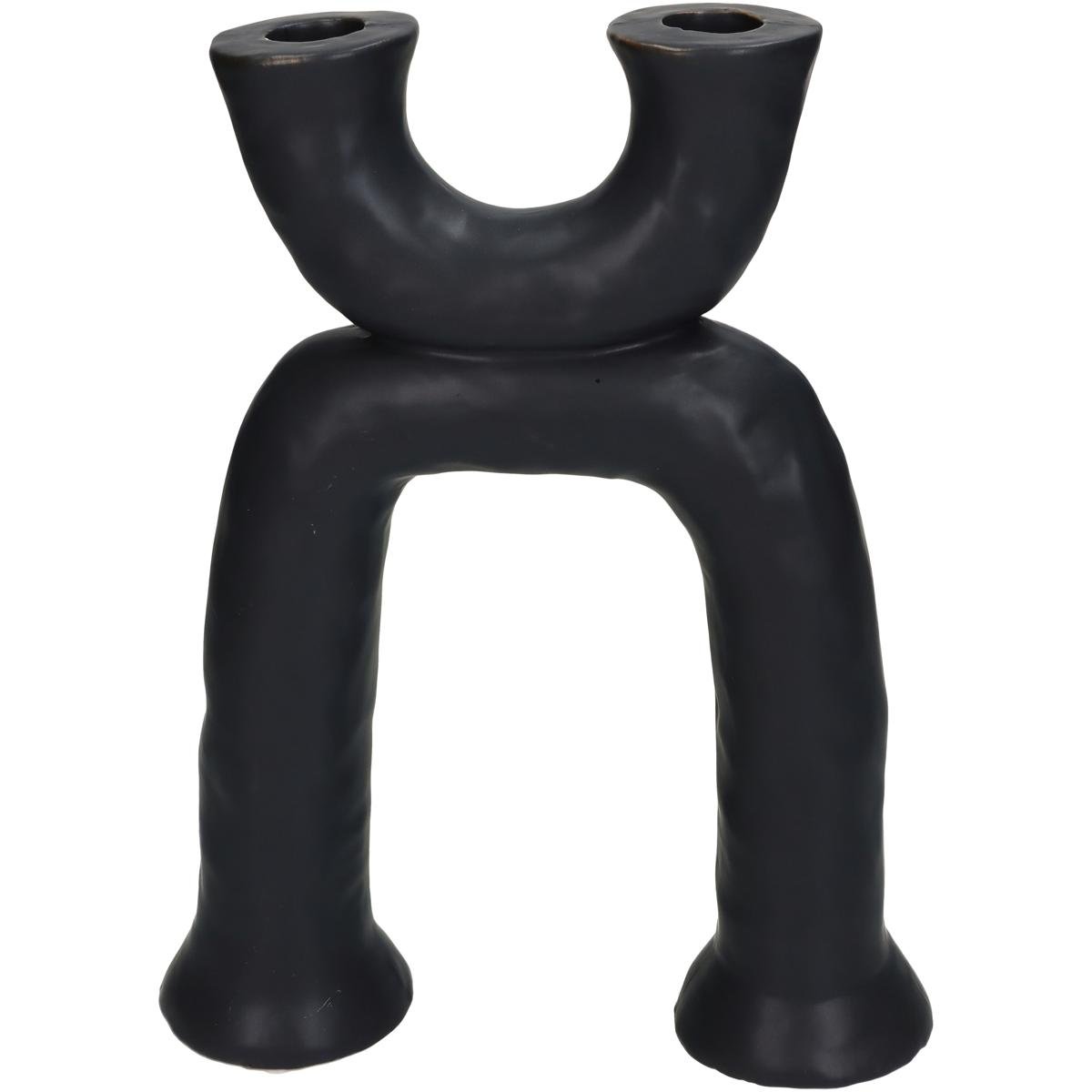 Κηροπήγιο ArteLibre Μαύρο Κεραμικό 19.5x6.5x27cm Βρες το Κηροπήγιο ArteLibre Μαύρο Κεραμικό 19.5x6.5x27cm σε μοναδική τιμή στο clickforshop.gr