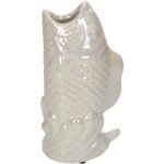 Βρες το Βάζο ArteLibre Ψάρι Ιβουάρ Κεραμικό 11.5x7x21.5cm σε μοναδική τιμή στο clickforshop.gr