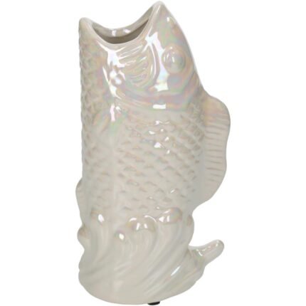 Βρες το Βάζο ArteLibre Ψάρι Ιβουάρ Κεραμικό 11.5x7x21.5cm σε μοναδική τιμή στο clickforshop.gr