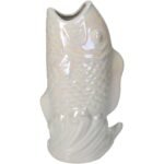 Βρες το Βάζο ArteLibre Ψάρι Ιβουάρ Κεραμικό 15.5x10.5x28cm σε μοναδική τιμή στο clickforshop.gr
