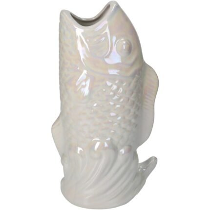 Βρες το Βάζο ArteLibre Ψάρι Ιβουάρ Κεραμικό 15.5x10.5x28cm σε μοναδική τιμή στο clickforshop.gr