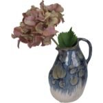 Βάζο ArteLibre Μπλε Κεραμικό 13.5x11.5x19cm - Image 2