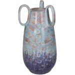 Βρες το Βάζο ArteLibre Μπλε Κεραμικό 15x15x29.5cm σε μοναδική τιμή στο clickforshop.gr