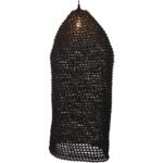 Καπέλο Φωτιστικού ArteLibre Μαύρο Χαρτί 35x35x80cm - Image 2