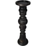 Βρες το Κηροπήγιο ArteLibre Μαύρο Ξύλο 10x10x38cm σε μοναδική τιμή στο clickforshop.gr