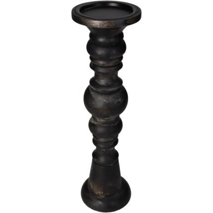 Βρες το Κηροπήγιο ArteLibre Μαύρο Ξύλο 10x10x38cm σε μοναδική τιμή στο clickforshop.gr