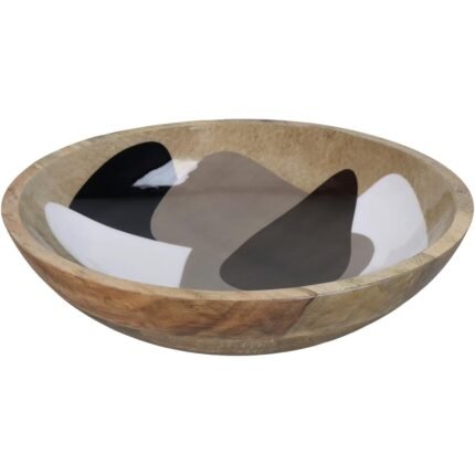 Βρες το Μπολ ArteLibre Μπεζ Ξύλο 34x34x8cm σε μοναδική τιμή στο clickforshop.gr