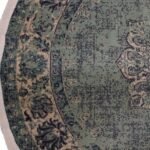 Χαλί ArteLibre Vintage Πράσινο Βαμβακερό 120x120cm - Image 2