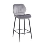 Αγόρασε DYLAN GREY VELVET ΥΦΑΣΜΑ 65εκ. ΣΚΑΜΠΟ ΜΕΤΑΛΛΙΚΟ 46X45X65-95εκ. σε μοναδική τιμή στο clickforshop.gr