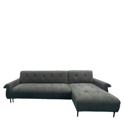 Βρες το Καναπές Κρεβάτι Γωνιακός Αναστρέψιμος ArteLibre SOMERO Σκούρο Γκρι 286x144x84cm σε μοναδική τιμή στο clickforshop.gr