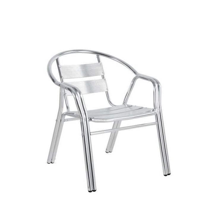 Πολυθρόνα ArteLibre Αλουμινίου Titan Ασημί 58x64x75cm Βρες το Πολυθρόνα ArteLibre Αλουμινίου Titan Ασημί 58x64x75cm σε μοναδική τιμή στο clickforshop.gr