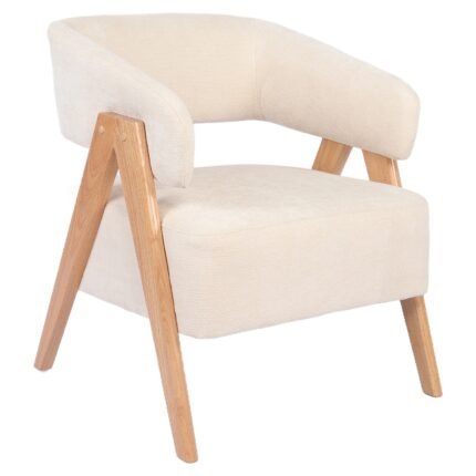 Βρες το Πολυθρόνα ArteLibre BARTON Μπεζ Ύφασμα/Ξύλο 74x67x66cm σε μοναδική τιμή στο clickforshop.gr