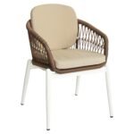 Βρες το Πολυθρόνα Κήπου ArteLibre ZANZIBAR Λευκό/Φυσικό Αλουμίνιο/Rattan 61x65x82cm σε μοναδική τιμή στο clickforshop.gr