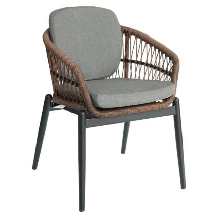 Βρες το Πολυθρόνα Κήπου ArteLibre ZANZIBAR Μαύρο/Φυσικό Αλουμίνιο/Rattan 61x65x82cm σε μοναδική τιμή στο clickforshop.gr