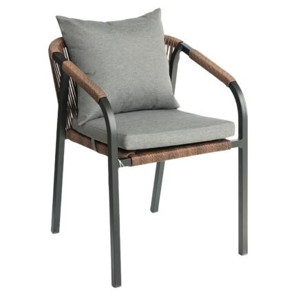 Βρες το Πολυθρόνα Κήπου ArteLibre CURACAO Μαύρο/Φυσικό Αλουμίνιο/Rattan 57x60x84cm σε μοναδική τιμή στο clickforshop.gr